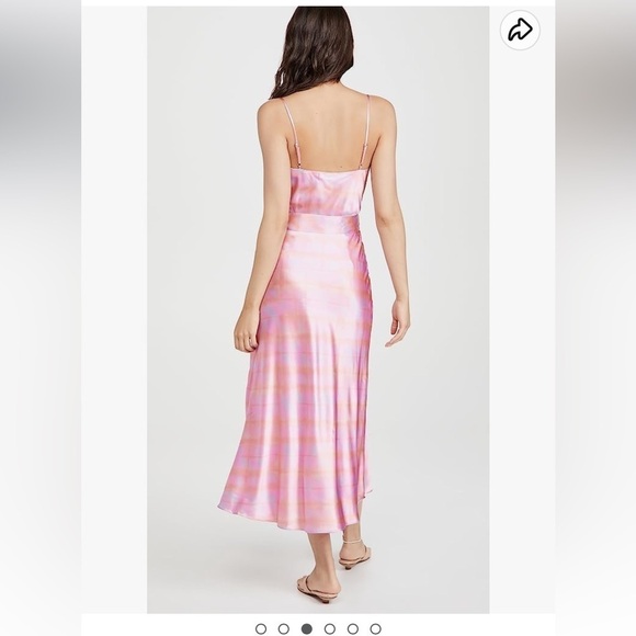 LIKELY Vittoria Tie Dye Satin Midi Dress 💕 NWT size 0 and 4 - Picture 10 of 16